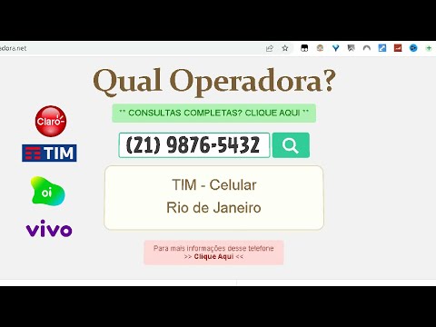 Descubra de qual operadora é seu número de forma rápida e fácil!